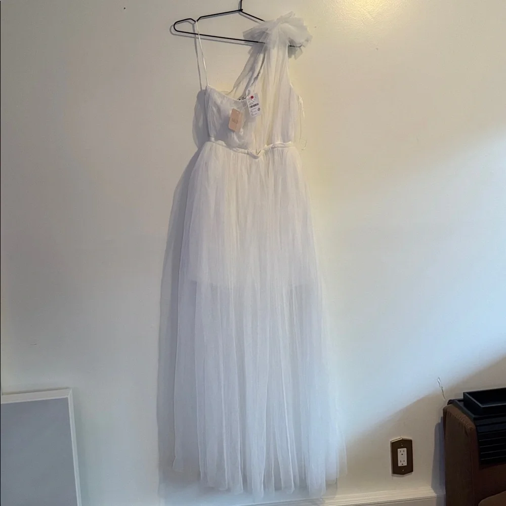 NWT SAU LEE Sidney Dress in White size 6 - Picture 6 of 7